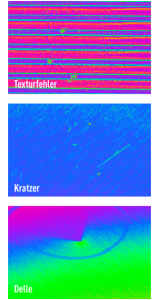 Oberflächeinspektion Metall